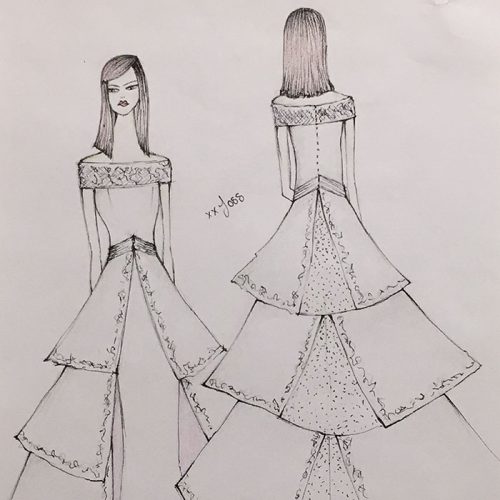 Joss Bridal Sketch